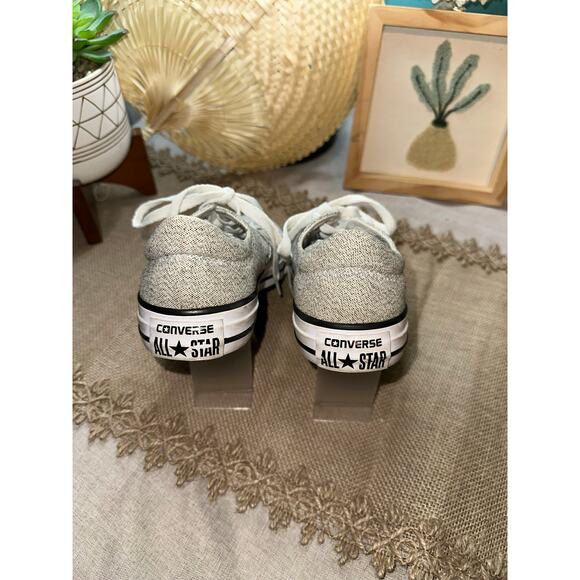 Women’s size 5 Grey White Converse All Star Sneakers GUC - Picture 7 of 10